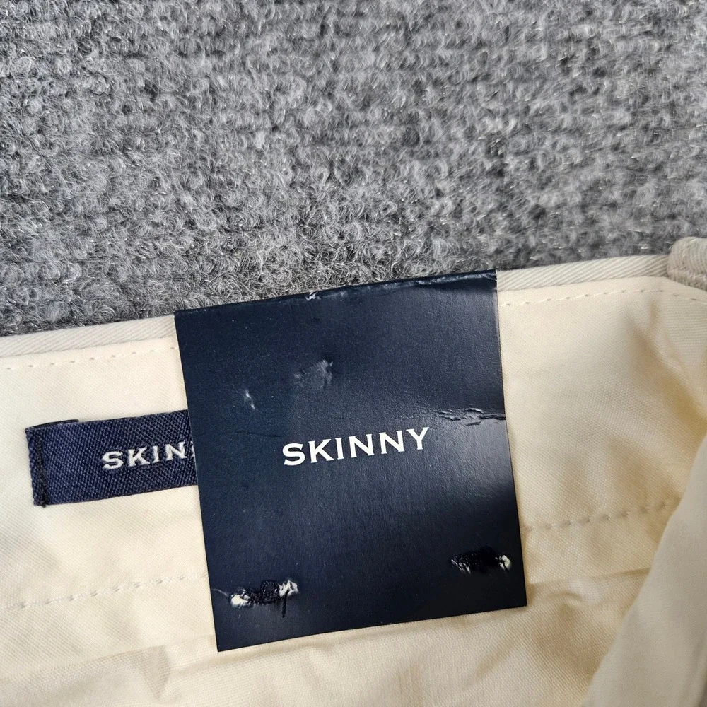 J.Crew Flex Skinny Chino Pants Mens 32x34 Stone Beige AN792 New